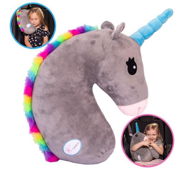 Cute Cartoon Car Sefety Seat Belt Cover Child Unicorn Pillow Seat Belt Shoulder Pad Protection Plush Padding Car Accessories
