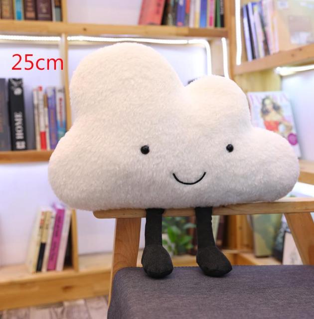 Home Decoration New Ins Cloud Plush Pillow Soft Cushion Kawaii Cloud Stuffed Plush Toys For Children Baby Kids Pillow Girl Gift