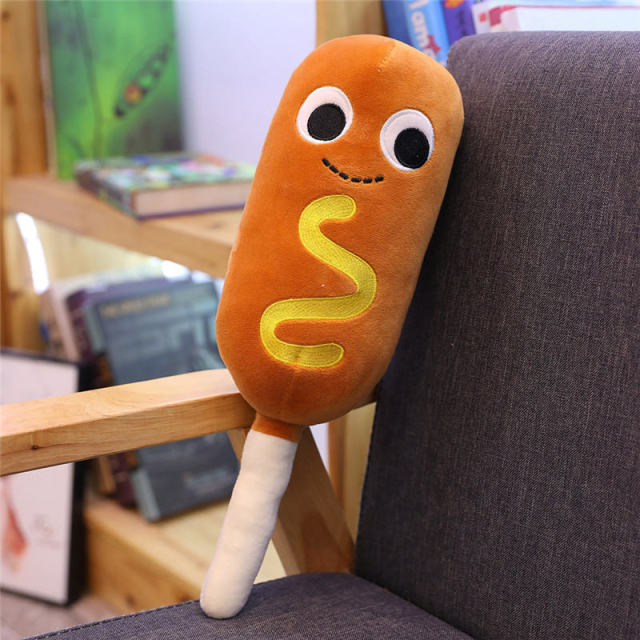 Cute Cartoon Plush Hamburger ice cream french fries toy stuffed food Popcorn cake pizza pillow cushion kids toys birthday gift