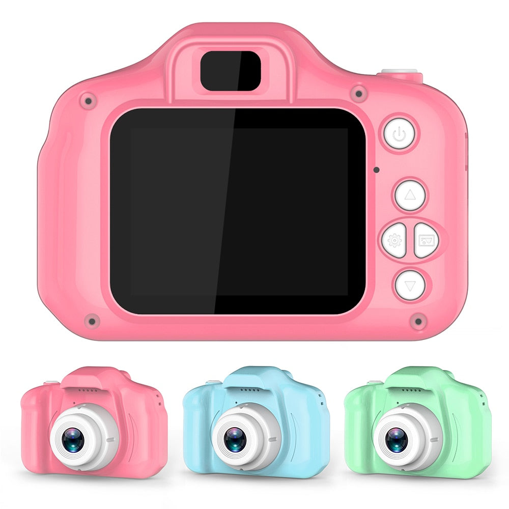 Children Kids Camera Educational Toys for Baby Gift Mini Digital Camera 1080P Projection Video Camera with 2 Inch Display Screen