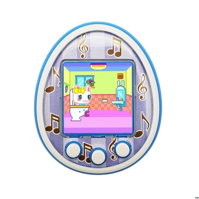 Mini Electronic Pets Toys 8 Pets in 1 Virtual Cyber USB Charging Micro Chat Pet Toy for Kids Adults Gift E65D