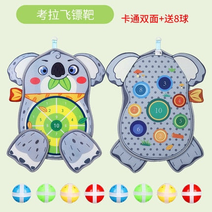 Children Throw Sticky Ball Dartboard Target Ball Game Family Sport Game Party outdoor sports baby indoor sucker ball toys