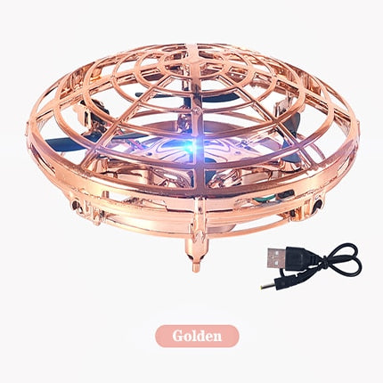 Mini UFO RC drone Infraed Hand Sensing Induction Helicopter Model Electric Portable Quadcopter flayaball drohne Toys for kids