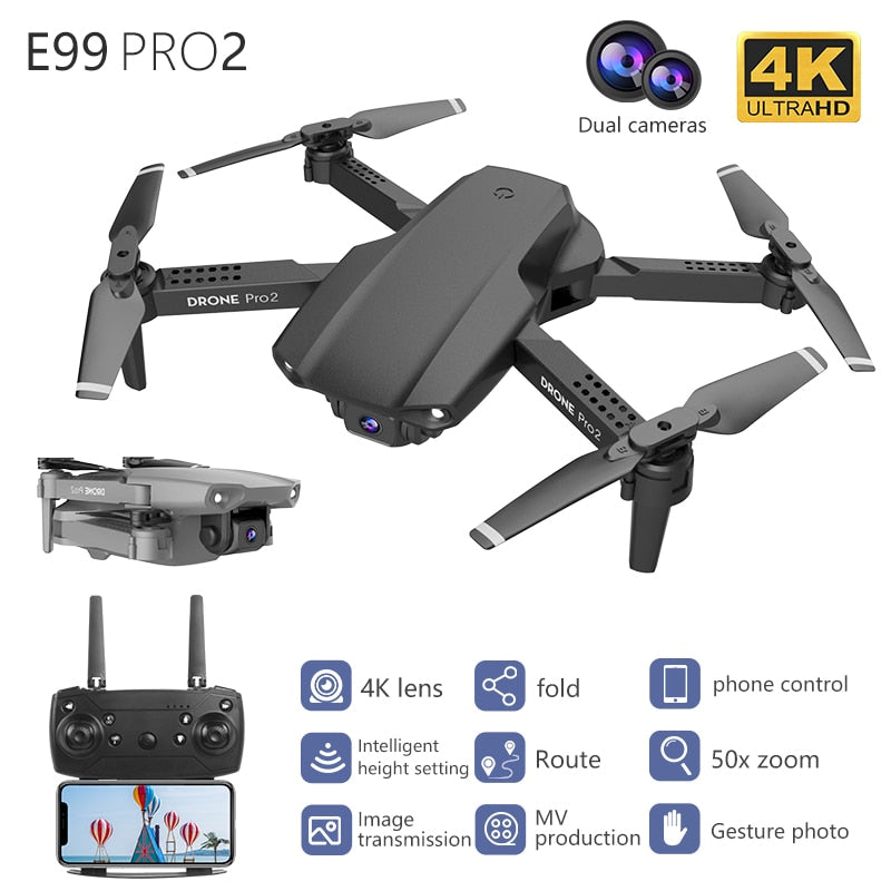 RC Fly Machine Drone UAV with 4K HD Professional Camera High-Quality Four-Axis WiFi Remote Control Dron Quadcopter Toys