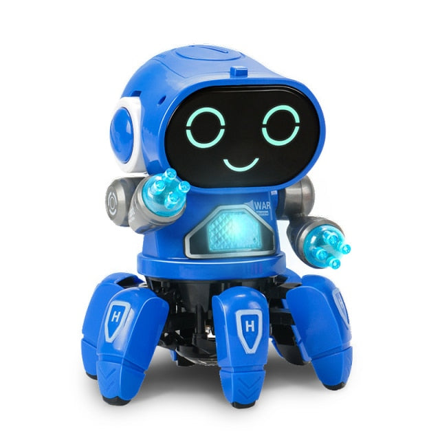 Dance Music 6 Claws Robot Octopus Spider Robots Vehicle for Boys/Girls