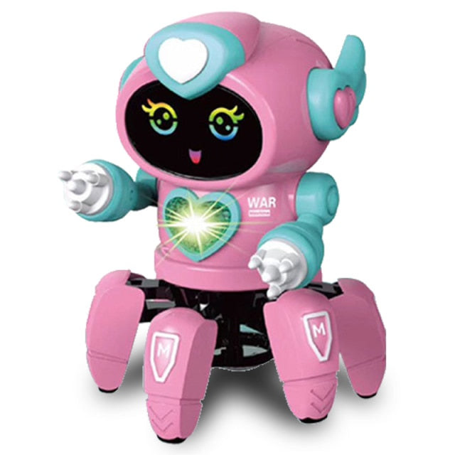 Dance Music 6 Claws Robot Octopus Spider Robots Vehicle for Boys/Girls