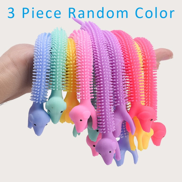 Worm Noodle Stretch String TPR Rope Anti Stress Toys String Fidget Autism Vent Toys Decompression Toy Sqishy Toy