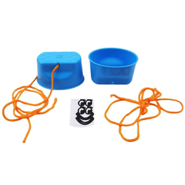 Children Outdoor Plastic Balance Training Equipment Smile Face Jumping Stilts Shoes Walker Fun Sport Toy Gift Coordination Game