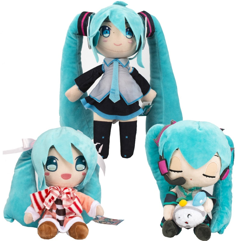 Stuffed Toy Hatsune Japan Anime Kawaii Anime Plush Plushie Dance Miku Soft Pillow Kids Toys for Girls Adult Gift Lovely Dolls