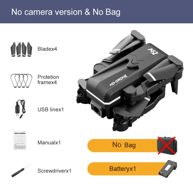 TYRC KK1 RC Mini Drone 4K Professional HD Dual Camera WiFi Fpv One-key Automatic Return Hold Foldable Quadcopter Kids Toys GIft
