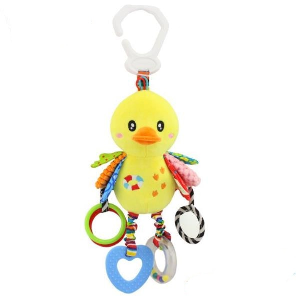 New Arrival Soft Giraffe Animal Handbells Rattles Plush Infant Baby development Handle Toys Hot Selling WIth Teether Baby Toy