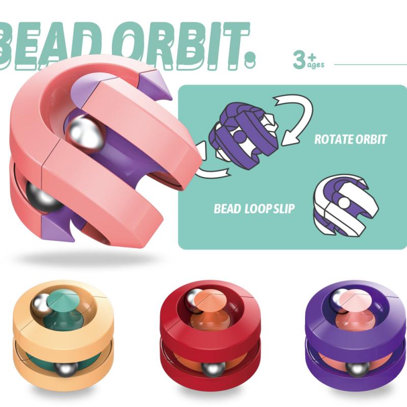 NEW Fingertip Anti-stress Spiner Fun Bead Office Creative Deformation Antistress For Hand Fidget Spinner Pinball Track Top Toys