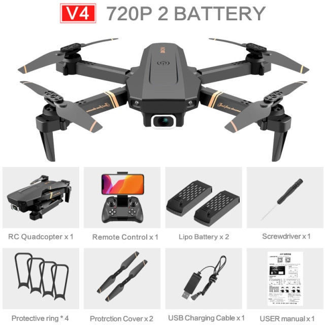 2021 NEW RC Drone 4k HD Wide Angle profesional Camera 4k WIFI Live Video FPV 4K/1080P Drones With Quadrocopter Dron Toys