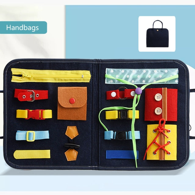 Baby Montessori Children Drawing Busy Board Educational Board For Intelligence Development