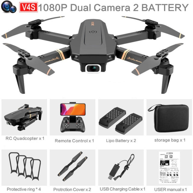 2021 NEW RC Drone 4k HD Wide Angle profesional Camera 4k WIFI Live Video FPV 4K/1080P Drones With Quadrocopter Dron Toys