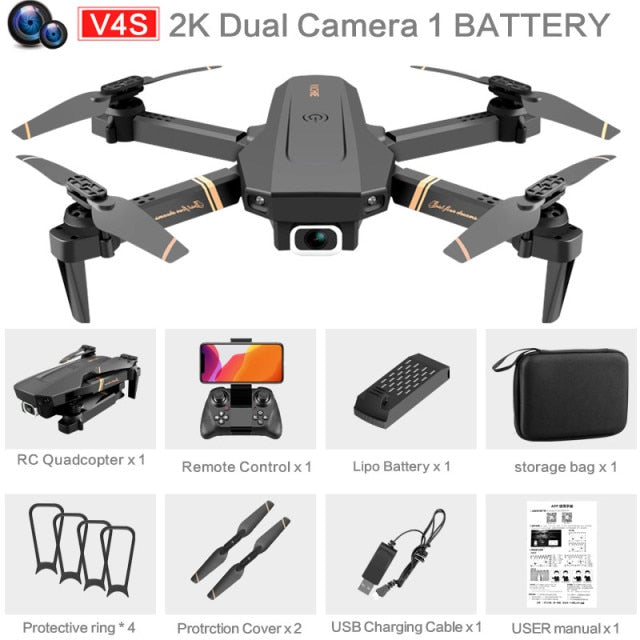 2021 NEW RC Drone 4k HD Wide Angle profesional Camera 4k WIFI Live Video FPV 4K/1080P Drones With Quadrocopter Dron Toys