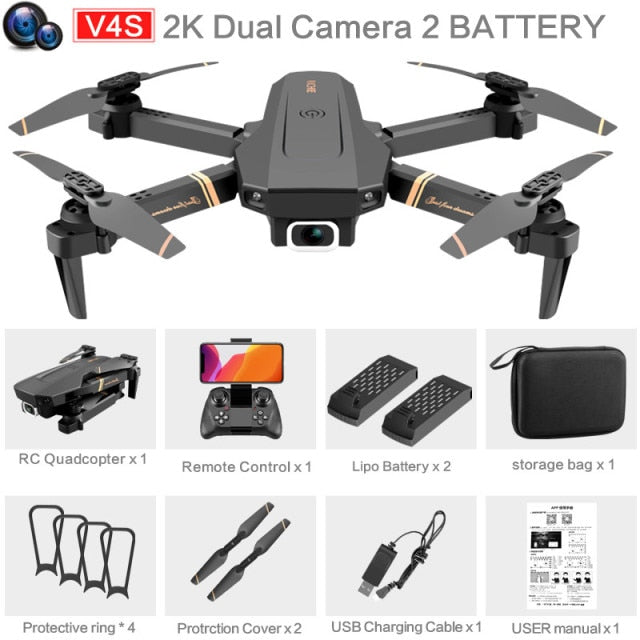 2021 NEW RC Drone 4k HD Wide Angle profesional Camera 4k WIFI Live Video FPV 4K/1080P Drones With Quadrocopter Dron Toys