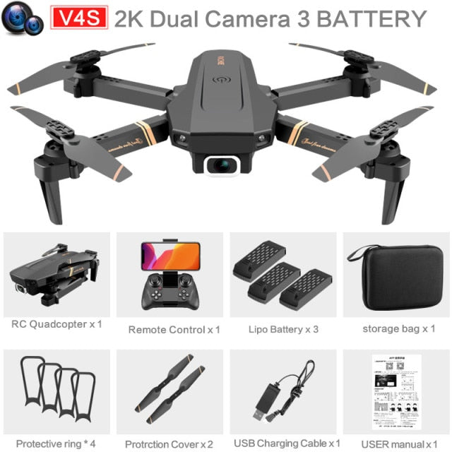2021 NEW RC Drone 4k HD Wide Angle profesional Camera 4k WIFI Live Video FPV 4K/1080P Drones With Quadrocopter Dron Toys