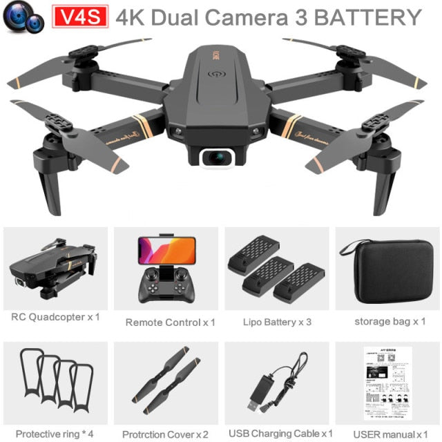 2021 NEW RC Drone 4k HD Wide Angle profesional Camera 4k WIFI Live Video FPV 4K/1080P Drones With Quadrocopter Dron Toys