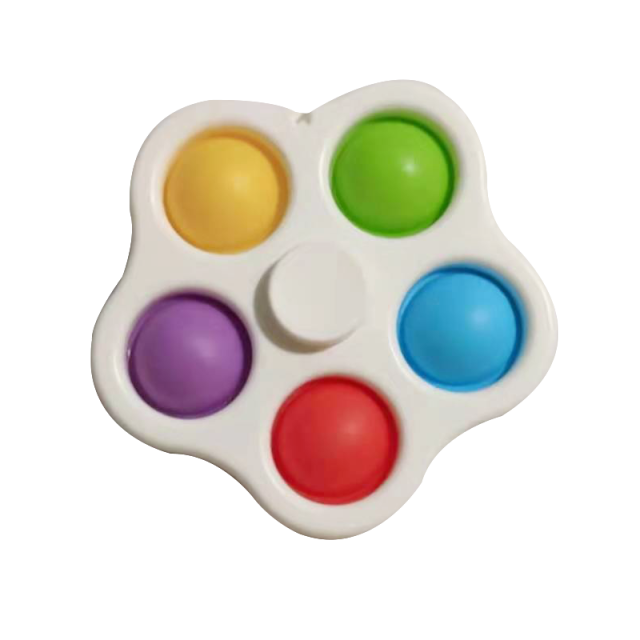 Colorful Funny Fidget Toy Hand Spinner Stress Relief 12 Sides Spinner PopIt Stress Relief Fidget Toys for Anxiety Anti-stress