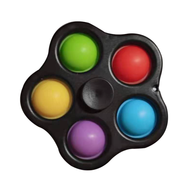 Colorful Funny Fidget Toy Hand Spinner Stress Relief 12 Sides Spinner PopIt Stress Relief Fidget Toys for Anxiety Anti-stress