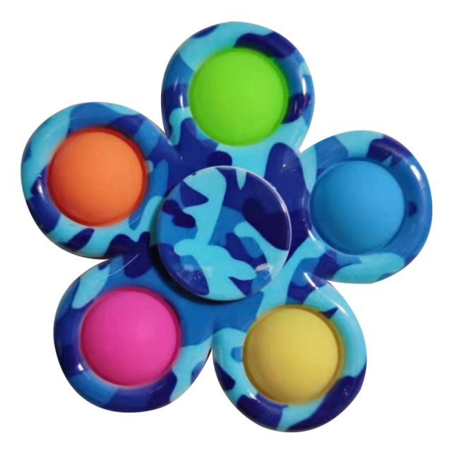 Colorful Funny Fidget Toy Hand Spinner Stress Relief 12 Sides Spinner PopIt Stress Relief Fidget Toys for Anxiety Anti-stress