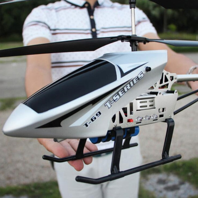 New 80CM Super Large RC Aircraft Helicopter Toys Recharge Fall Resistant Lighting Control UAV Plane Model Outdoor