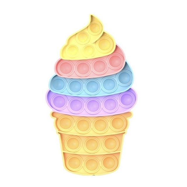 Anti-stress Fidget Toys Rainbow Push Bubble Antistress Toys Adult Children Sensory Toy To Relieve Autism Dropshipping