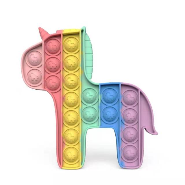 Animal Fidget Toys for Children Adults Kawaii Trend Figet Toy Kids Fun Push Bubble down Antistress toy Girls Boys Birthday Gift
