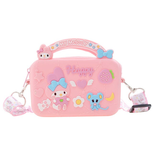 Fashion pop It Push Bubbles Toy Rainbow Unicorn Kawaii Coin Purse Children Wallet Ladies Bag Silica Gel Simple Dimple Fidget Toy