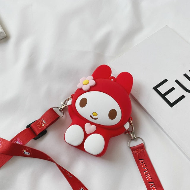 Fashion pop It Push Bubbles Toy Rainbow Unicorn Kawaii Coin Purse Children Wallet Ladies Bag Silica Gel Simple Dimple Fidget Toy