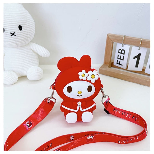 Fashion pop It Push Bubbles Toy Rainbow Unicorn Kawaii Coin Purse Children Wallet Ladies Bag Silica Gel Simple Dimple Fidget Toy