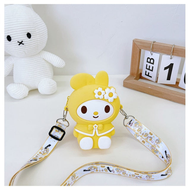 Fashion pop It Push Bubbles Toy Rainbow Unicorn Kawaii Coin Purse Children Wallet Ladies Bag Silica Gel Simple Dimple Fidget Toy