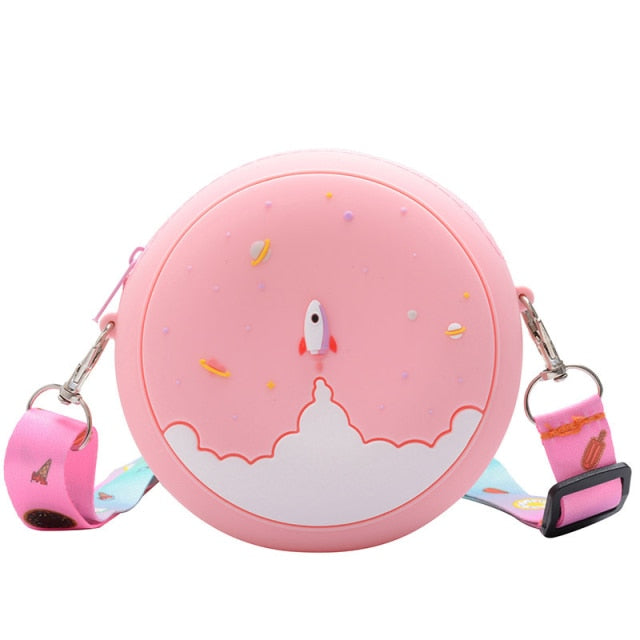 Fashion pop It Push Bubbles Toy Rainbow Unicorn Kawaii Coin Purse Children Wallet Ladies Bag Silica Gel Simple Dimple Fidget Toy