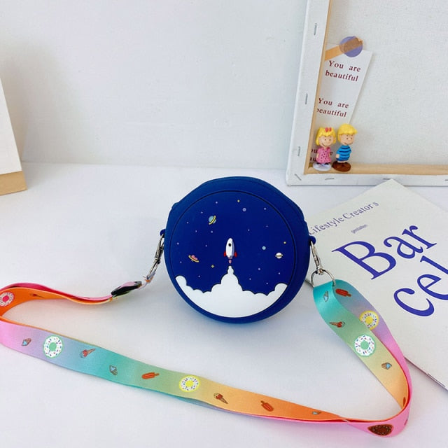 Fashion pop It Push Bubbles Toy Rainbow Unicorn Kawaii Coin Purse Children Wallet Ladies Bag Silica Gel Simple Dimple Fidget Toy