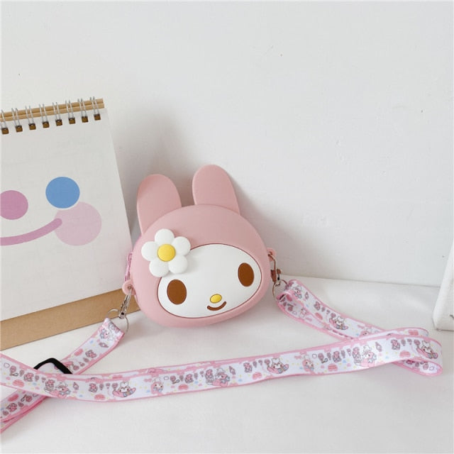 Fashion pop It Push Bubbles Toy Rainbow Unicorn Kawaii Coin Purse Children Wallet Ladies Bag Silica Gel Simple Dimple Fidget Toy