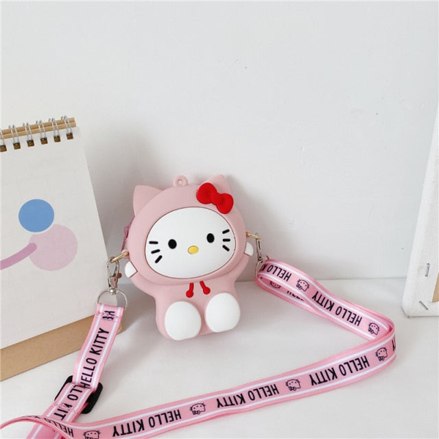 Fashion pop It Push Bubbles Toy Rainbow Unicorn Kawaii Coin Purse Children Wallet Ladies Bag Silica Gel Simple Dimple Fidget Toy
