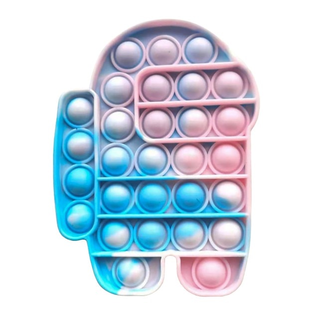 Among in Us Antistress Fidget Toy Push It Bubble Sensory Educational Toy Adult Child Push It Bubble Stress Relief Relieve Autism