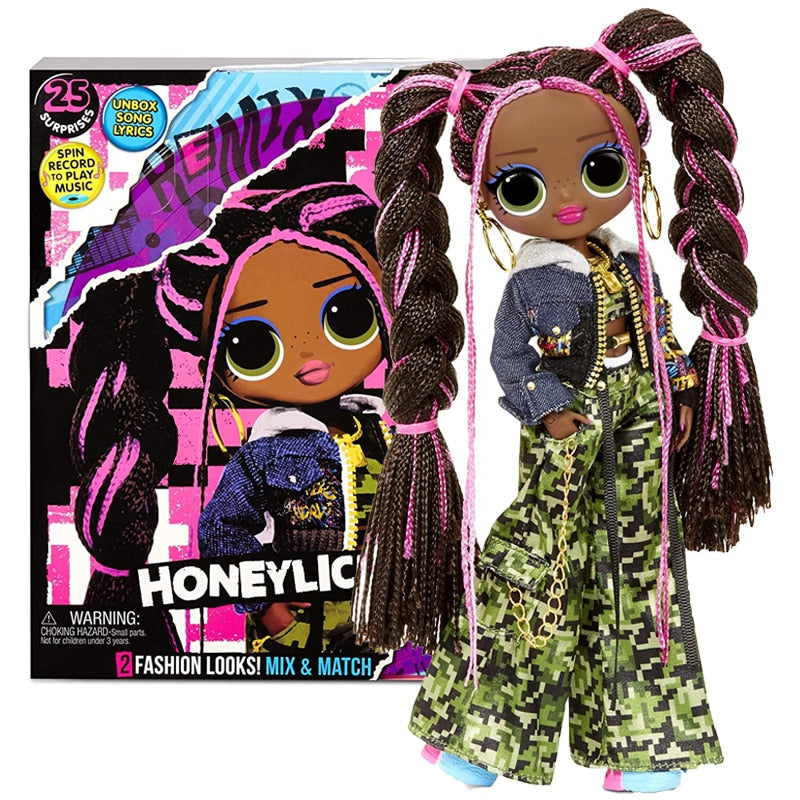 2020 Lol Surprise Dolls Omg Remix Honeylicious Fashion Suit Blind Box Diy Play House Blind Box Birthday Surprise Gift for Girls