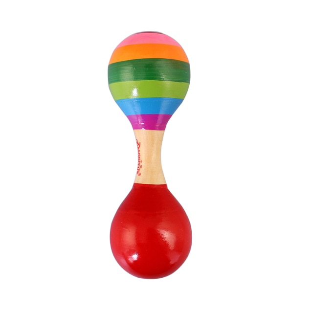 Montessori Wooden Rattles For Baby Crib Toys Baby Rattle Educational Musical Wooden Toys Games For Babies Baby Toys 0 12 Months