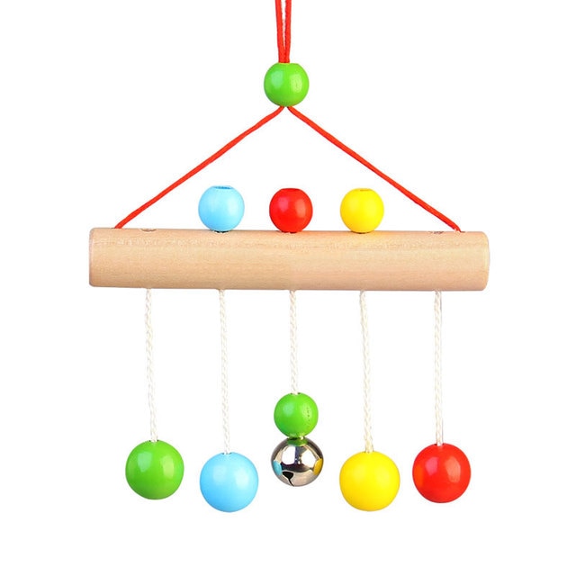 Montessori Wooden Rattles For Baby Crib Toys Baby Rattle Educational Musical Wooden Toys Games For Babies Baby Toys 0 12 Months