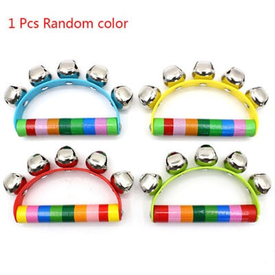 Montessori Wooden Rattles For Baby Crib Toys Baby Rattle Educational Musical Wooden Toys Games For Babies Baby Toys 0 12 Months