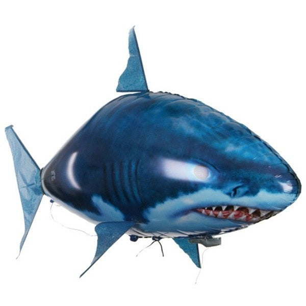 Remote Control Shark Toys Air Swimming RC Animal Infrared Fly Balloons Clown Fish Toy For Children Christmas Gifts Decoration
