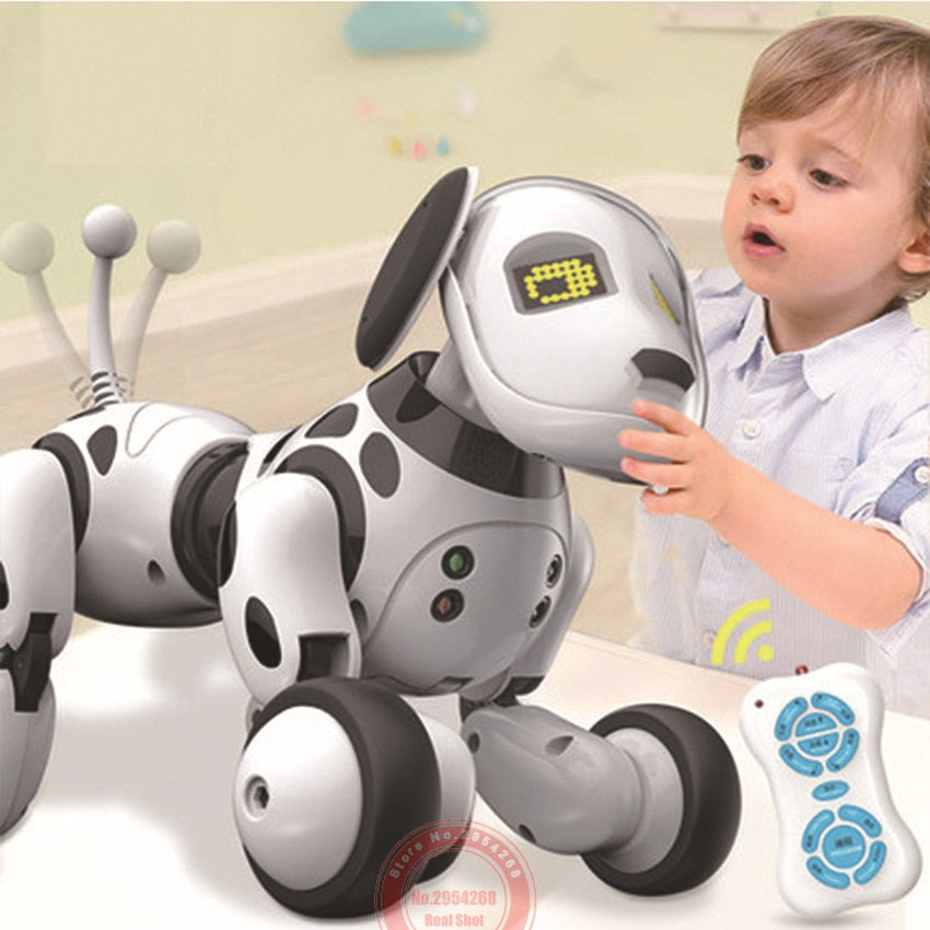 Programable 2.4G Wireless Remote Control Smart animals Toy Robot Dog