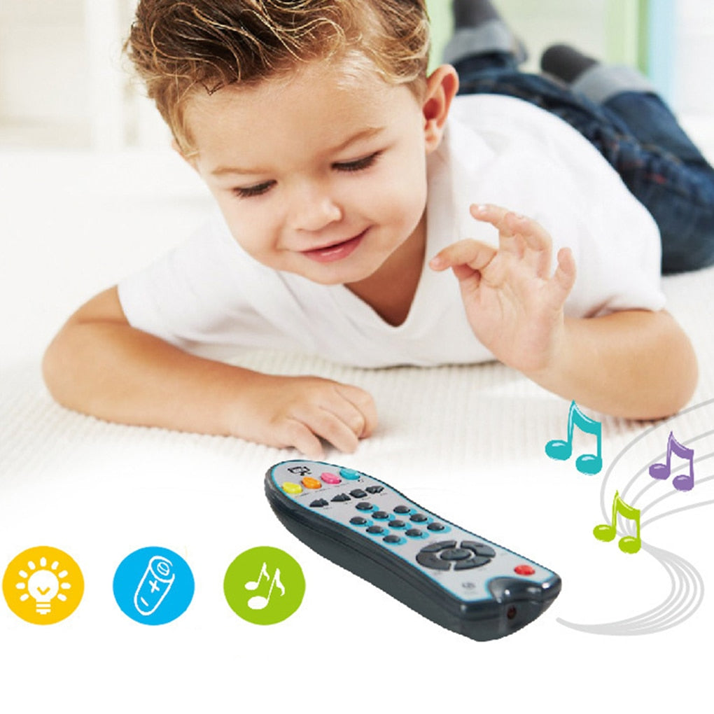 Baby Toys Music Mobile Phone TV Remote Control Early Educational Toys Electric Numbers Remote Learning Machine