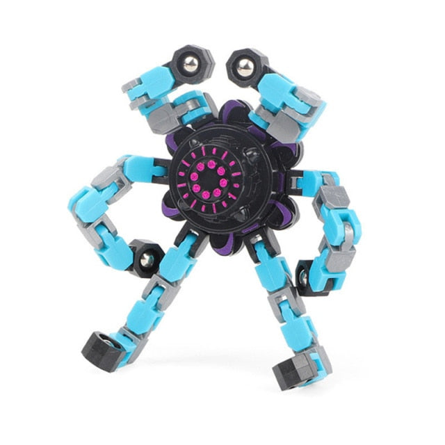 New Flip 3D Fidget Spinner Adults Antistress Hand Spinner Stress Relief Toys Children Attempt Antistress Sensory Gyroscope Gifts