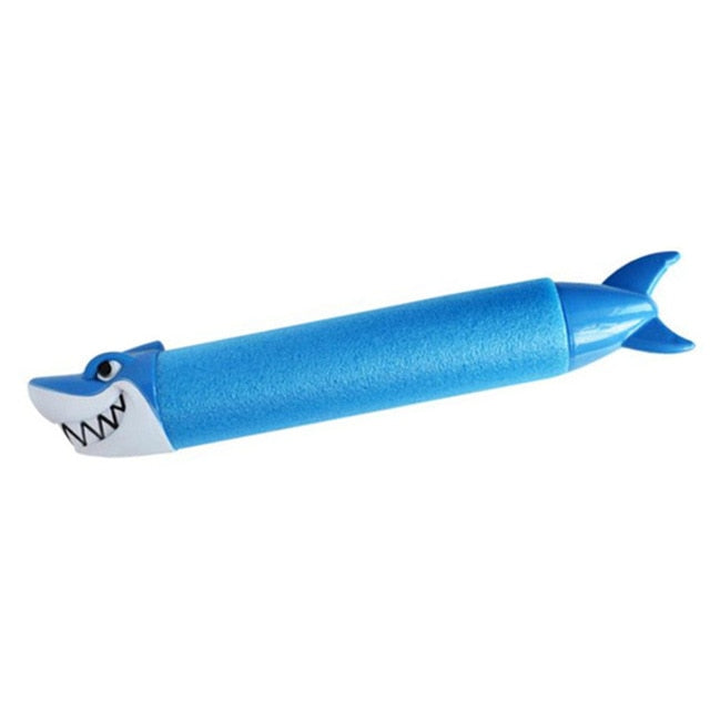 33cm Summer Water Gun Toys Pistol Blaster Shooter Outdoor Swimming Pools Cartoon Shark Crocodile Squirter Toys For Children