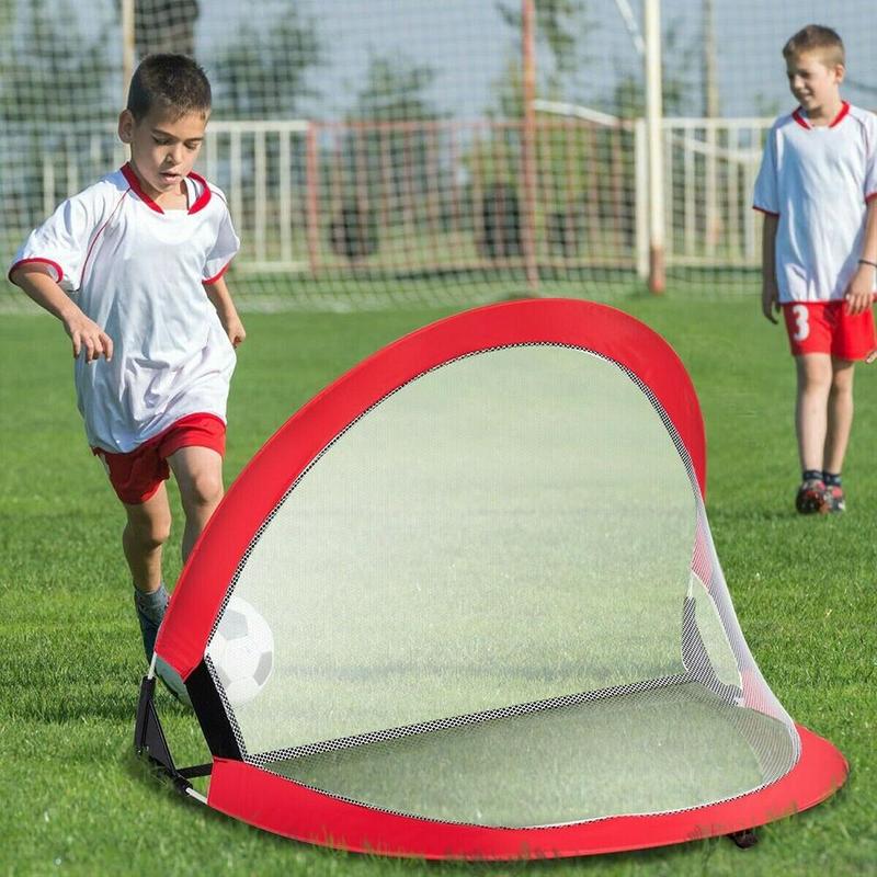 5 colors Soccer Football Goal Net Folding Training Goal Net Kids Indoor Outdoor Play Toy