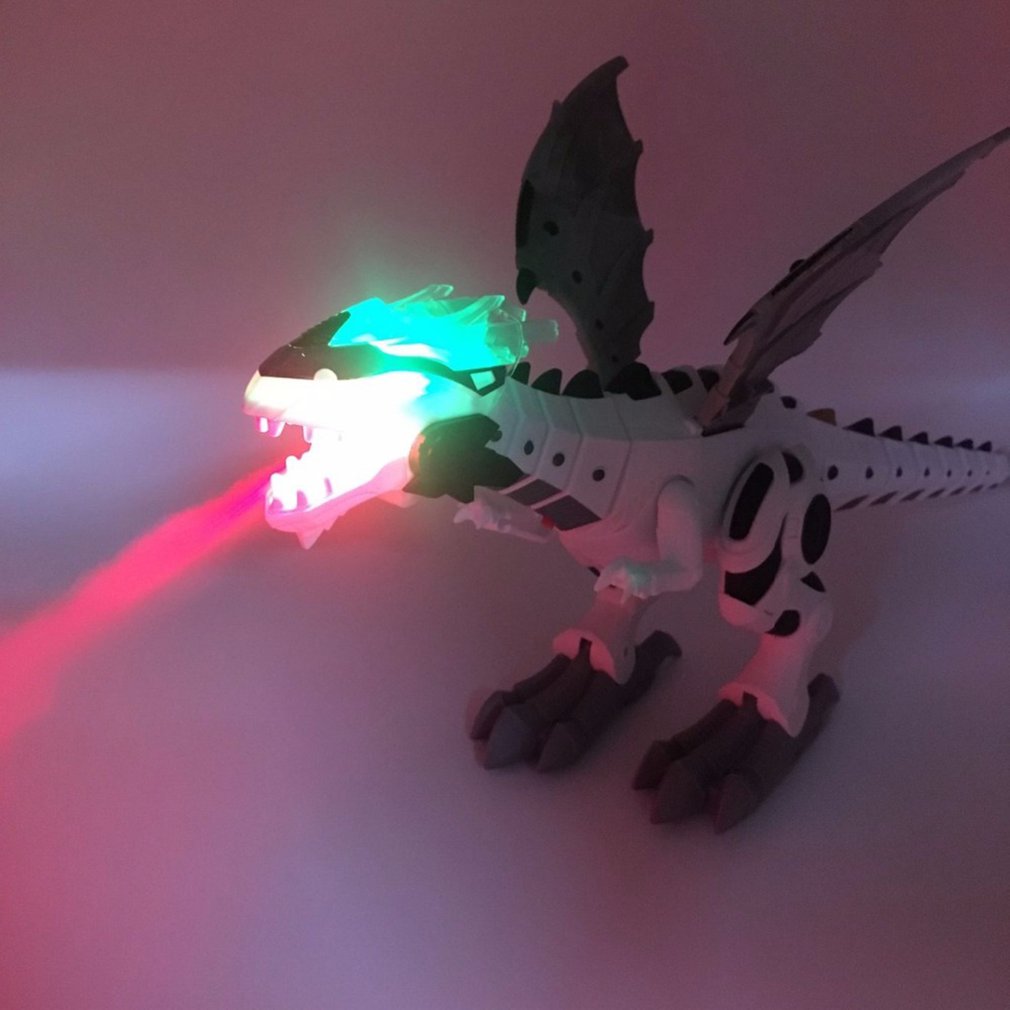 Electric Spray Dinosaur Toy Sound And Light Fire-Breathing Mechanical Dragons Dinosaur
