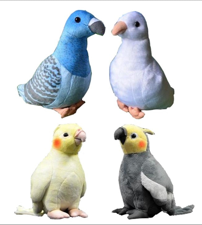 Cute Cockatiel Plush Toys Soft Stuffed Animals Plush  Toy For Children Baby Christmas Gift